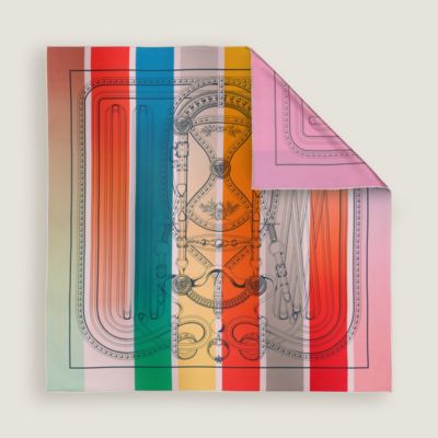 スカーフ 90 - マルチカラー - レディス, スカーフ、ショール